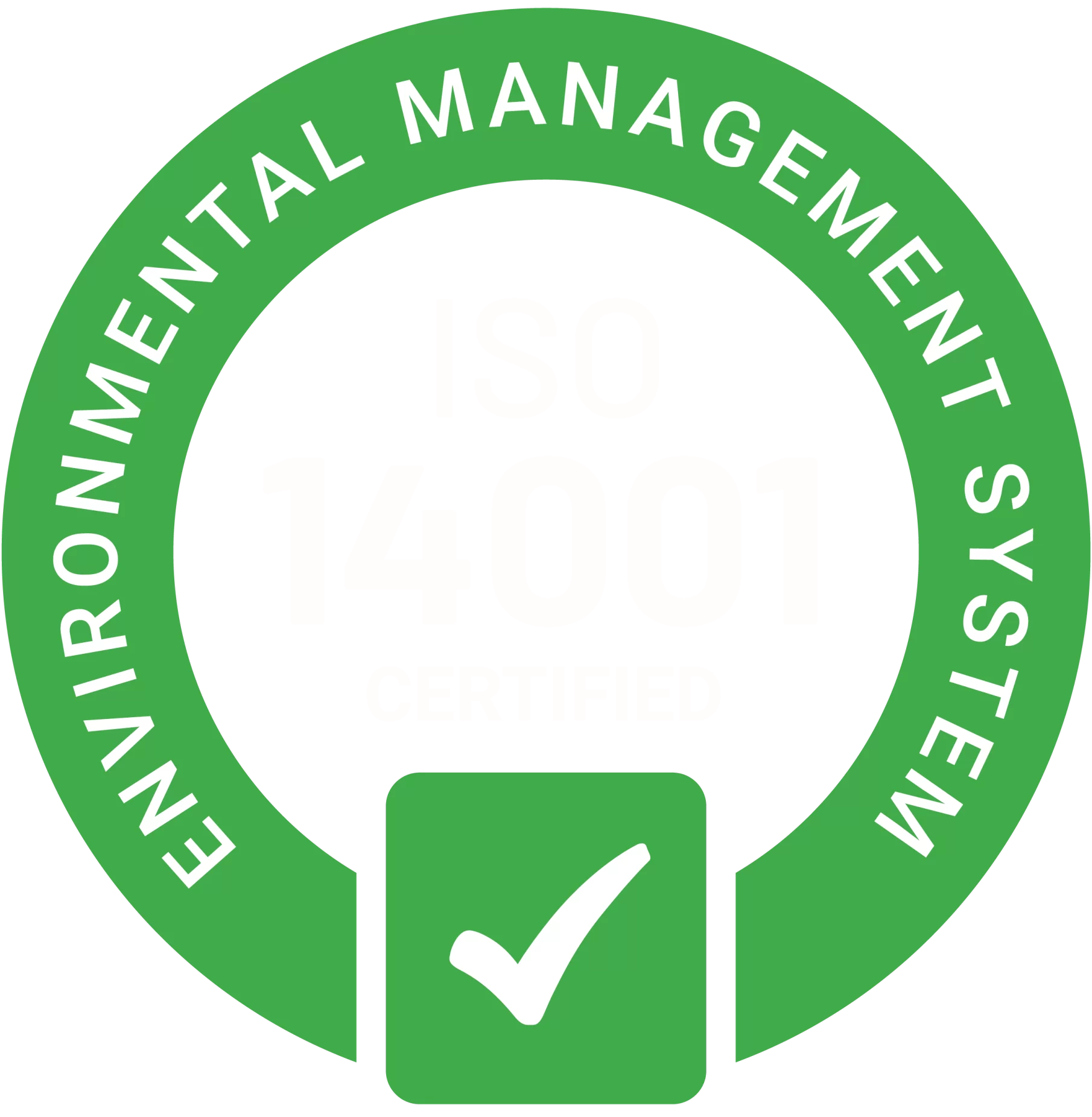ISO 14001 certified